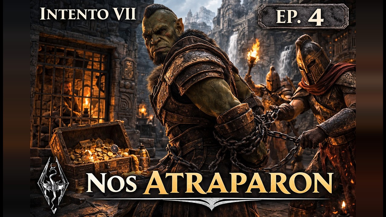 Skyrim Permadeath VII 4. Nos atraparon