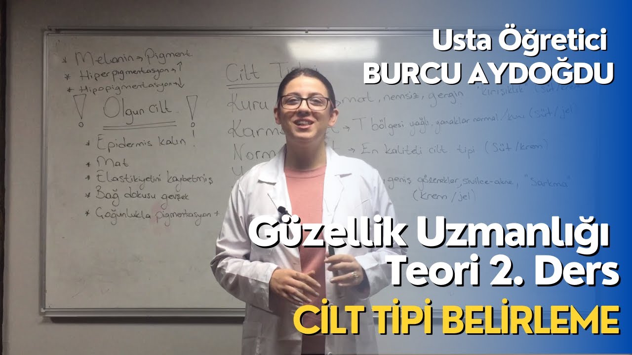 Güzellik Uzmanlığı Teori Konu : Cilt Tipi Belirleme Usta Öğretici Burcu Aydoğdu