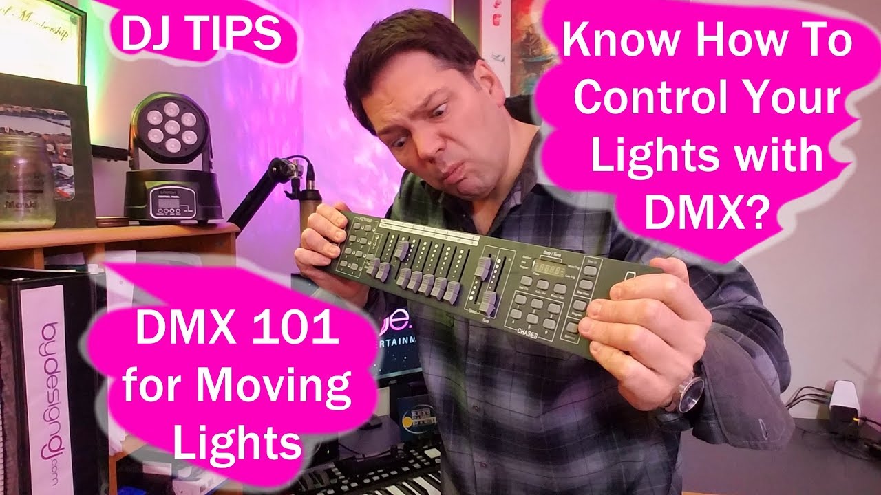 DMX for beginners, easy control for DJ lights