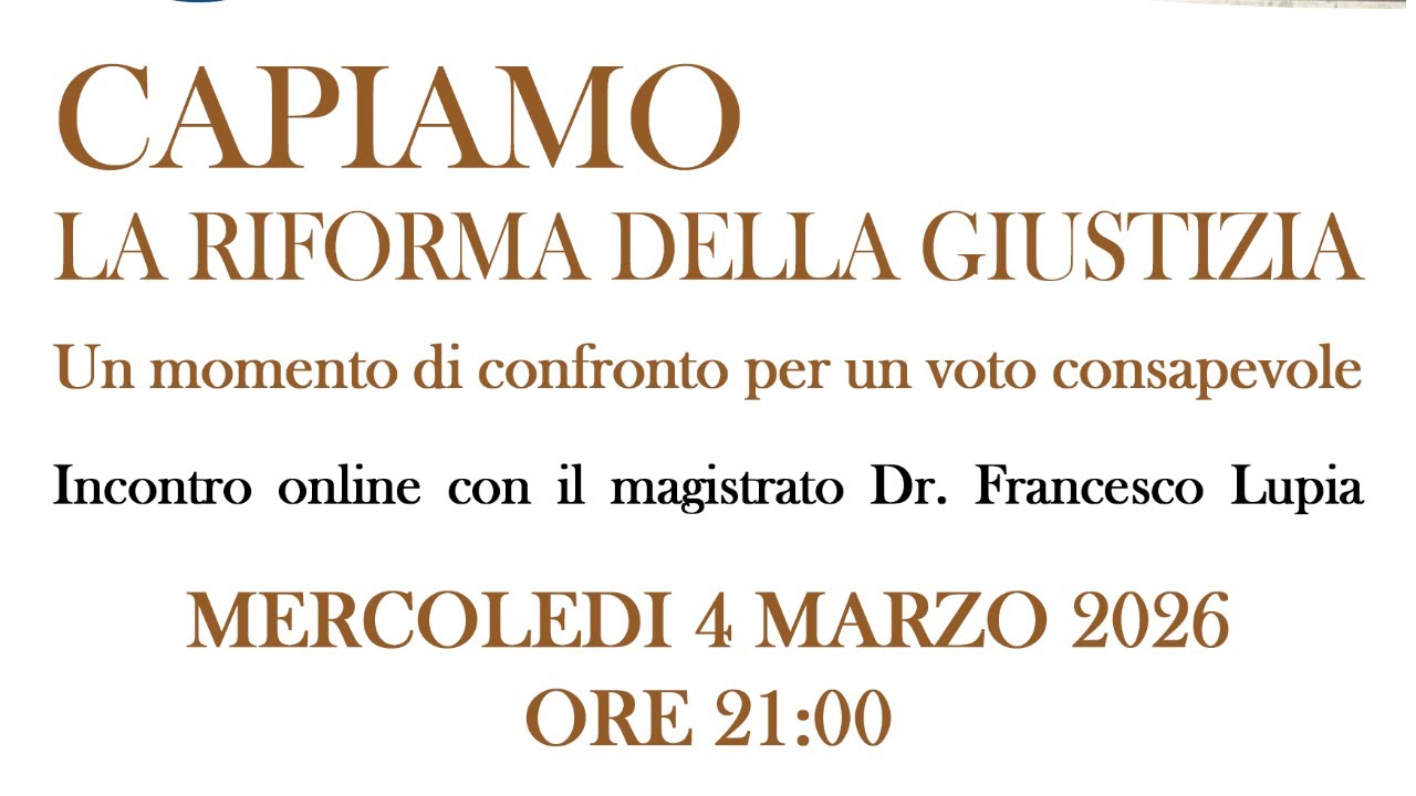 CAPIAMO...la Riforma della Giustizia