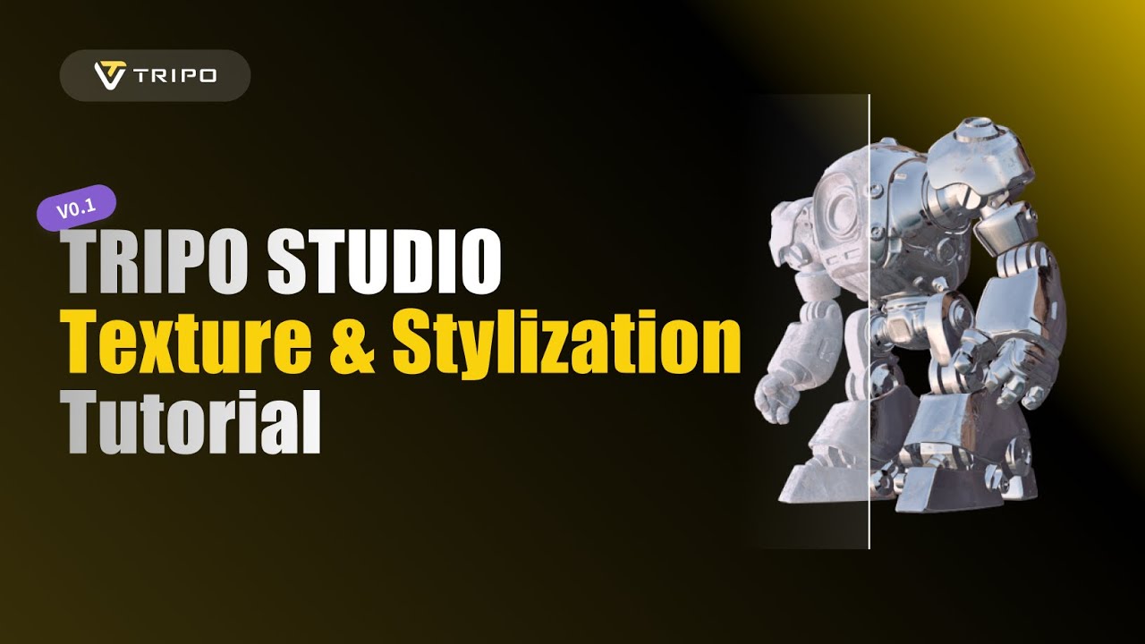 🎥 Tripo Studio Tutorial | Texture & Stylization