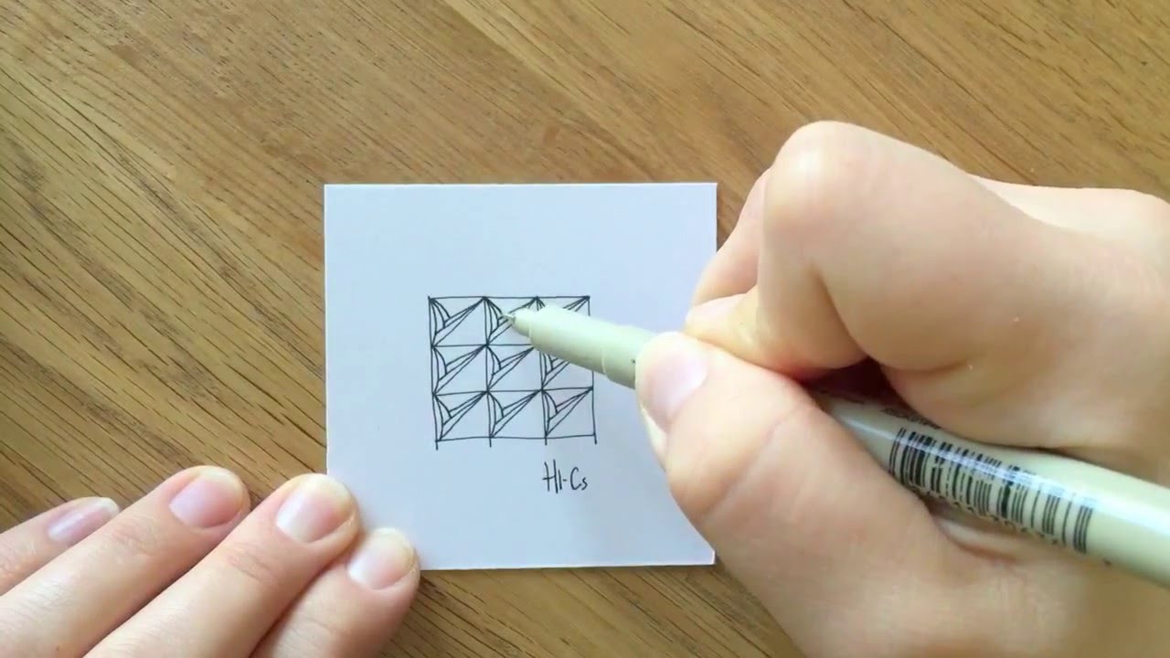 Zentangle® Muster: Hi-Cs