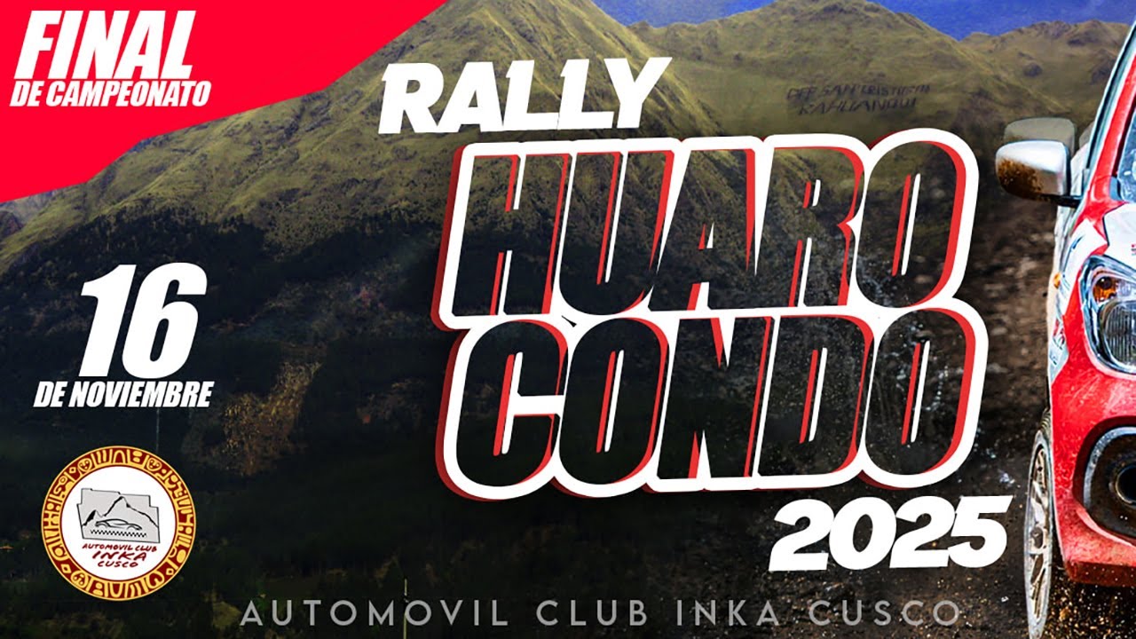 #ENVIVO #Rally #Huarocondo [Especial 08] Regional de #Automovilismo de Cusco 2025