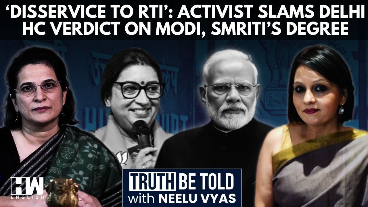 RTI Activist Anjali Bharadwaj: 'Delhi HC Verdict On Modi, Smriti Irani's Degree Is Disappointing'