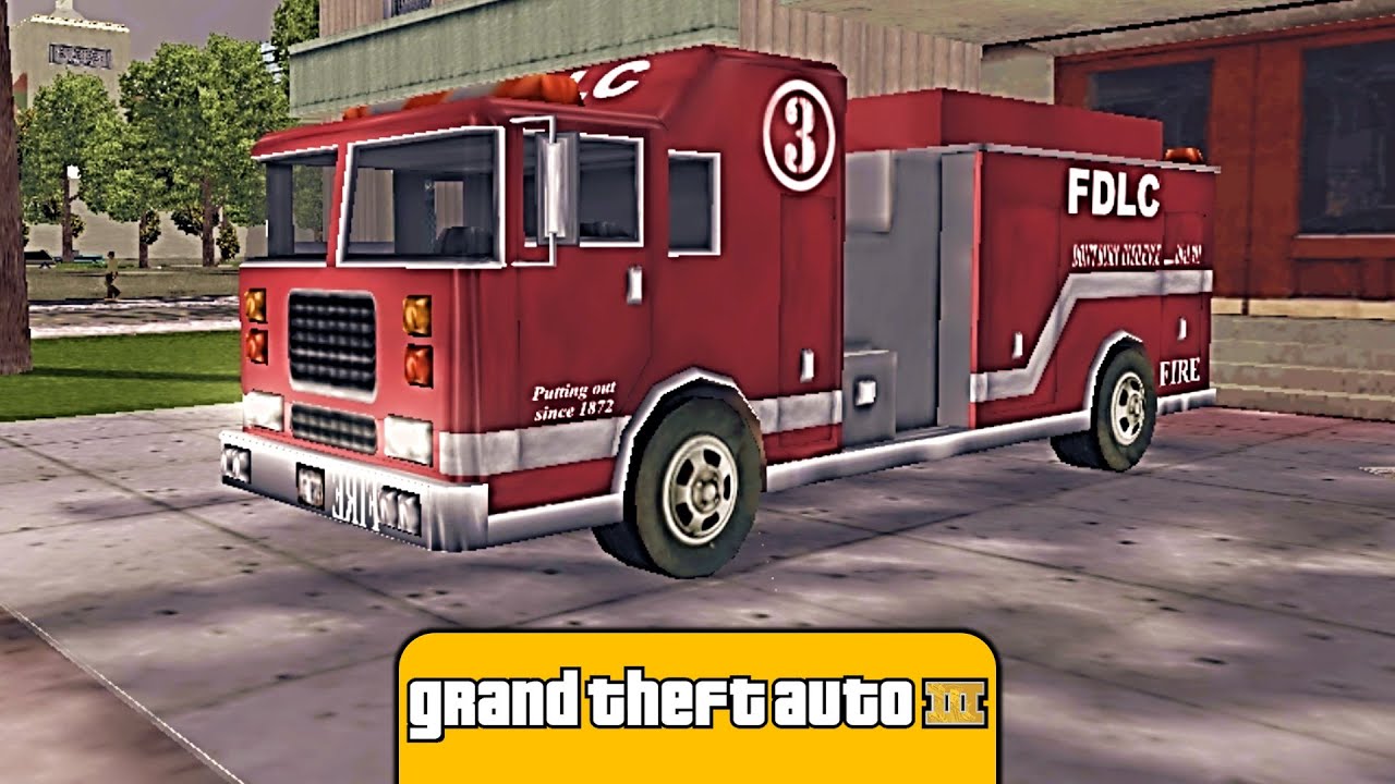 GTA 3 (Original) [OLD 100% Walkthrough] - Vehicle Mission: Firefighter (60 Fires)