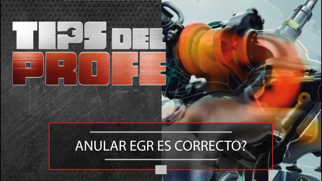 Anular EGR, bueno o malo? - Tips del Profe -