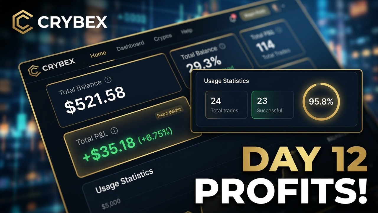 Crybex Scalping Bot After 12 Days | Real Results Shown