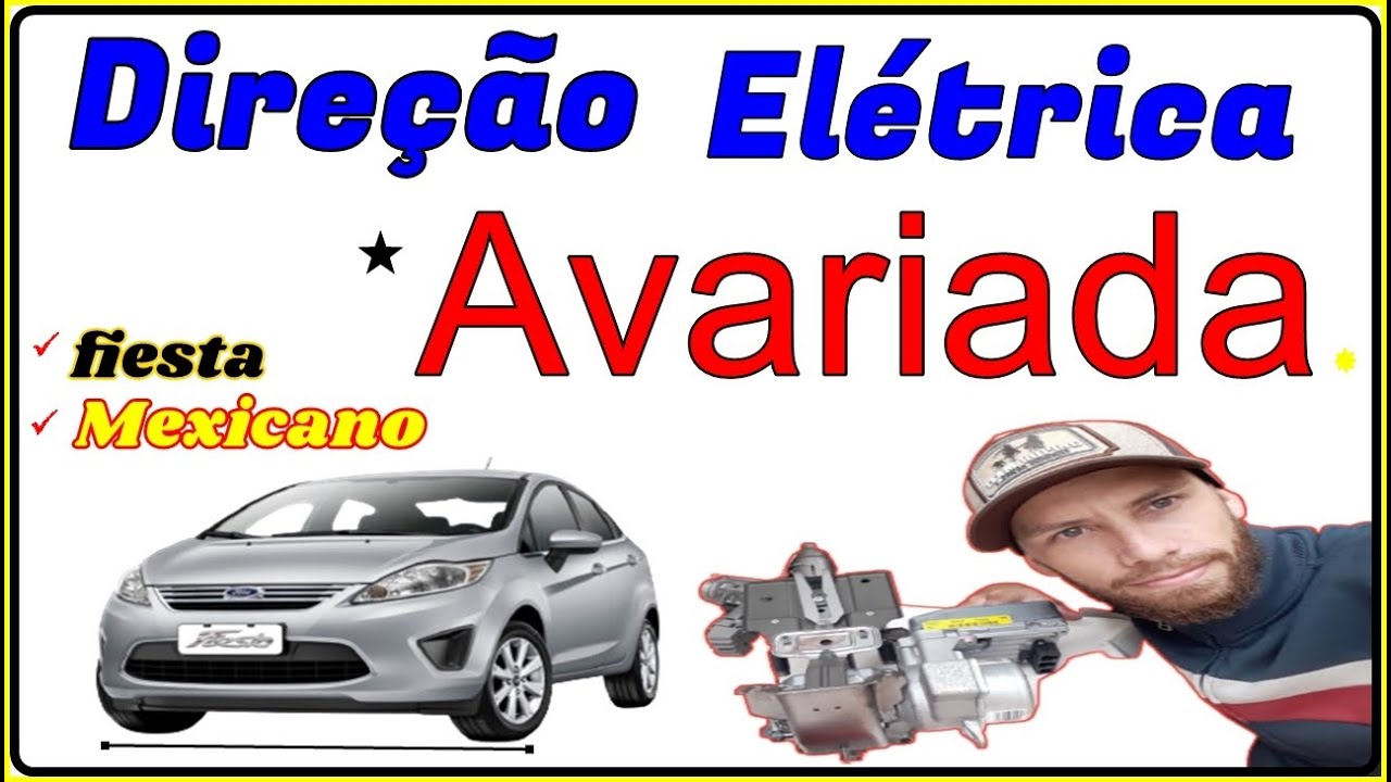 Direção Eletrica Avariada New Fiesta código U3000-150 ECU do Gateway