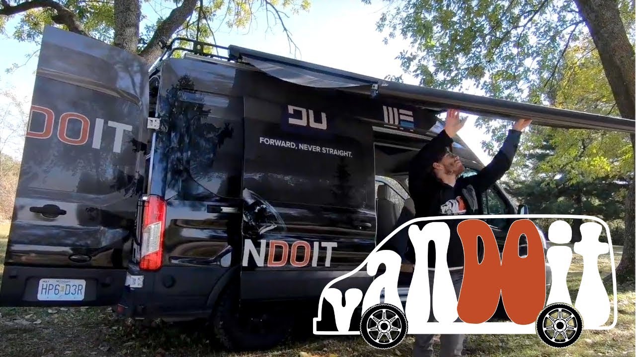 Manual or Powered Awnings: A VanDOit Adventure Van Option with Ford Transit