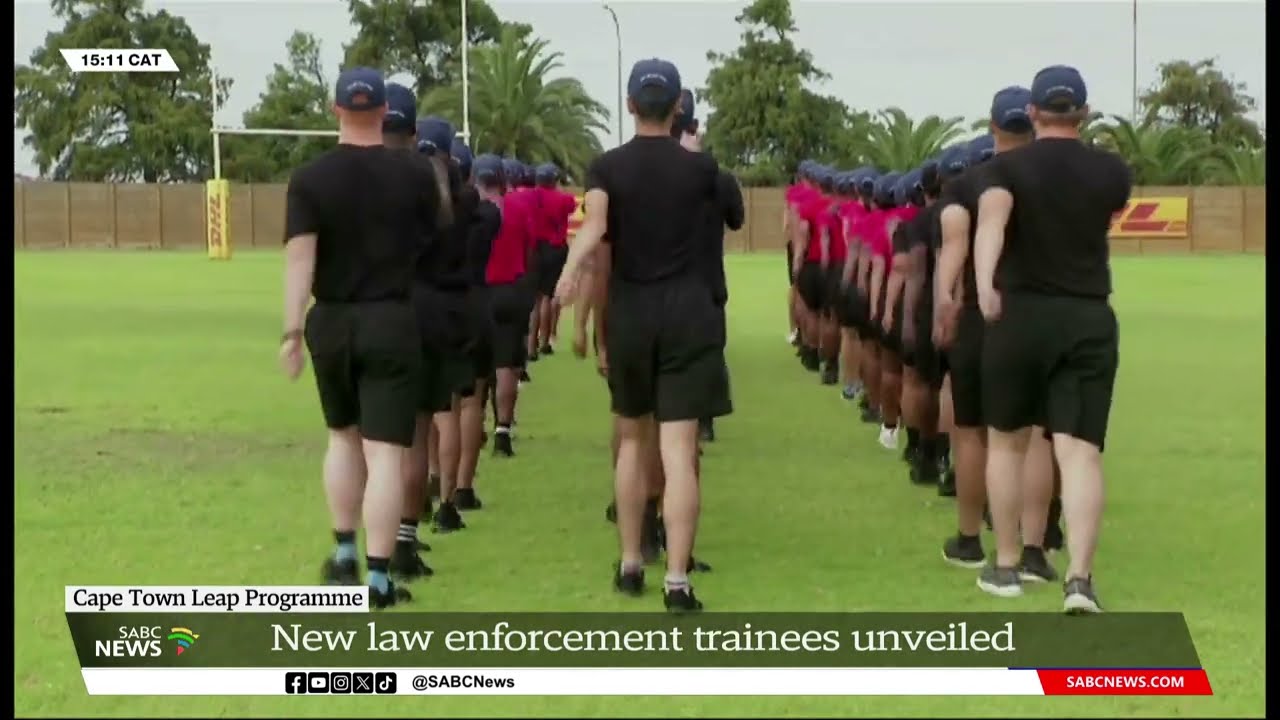 Cape Town Leap Programme | New law enforcement trainees unveiled