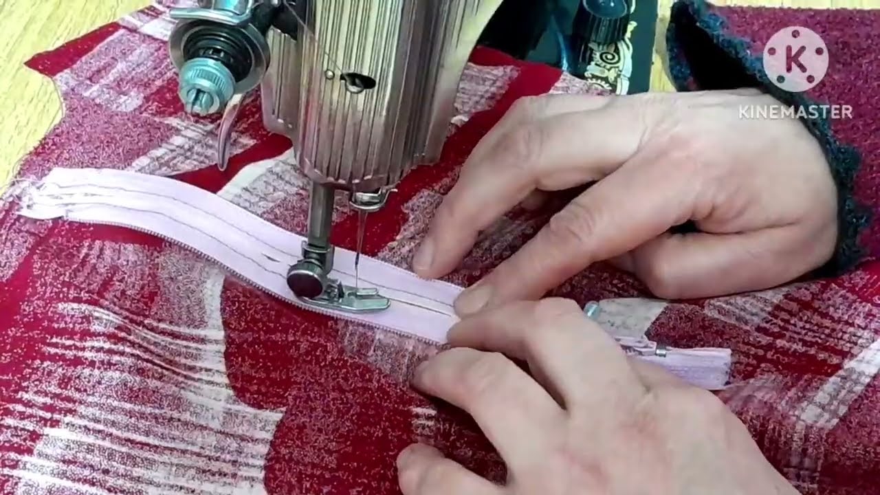 خياطة السوستة او السلسلة او   la fermeture