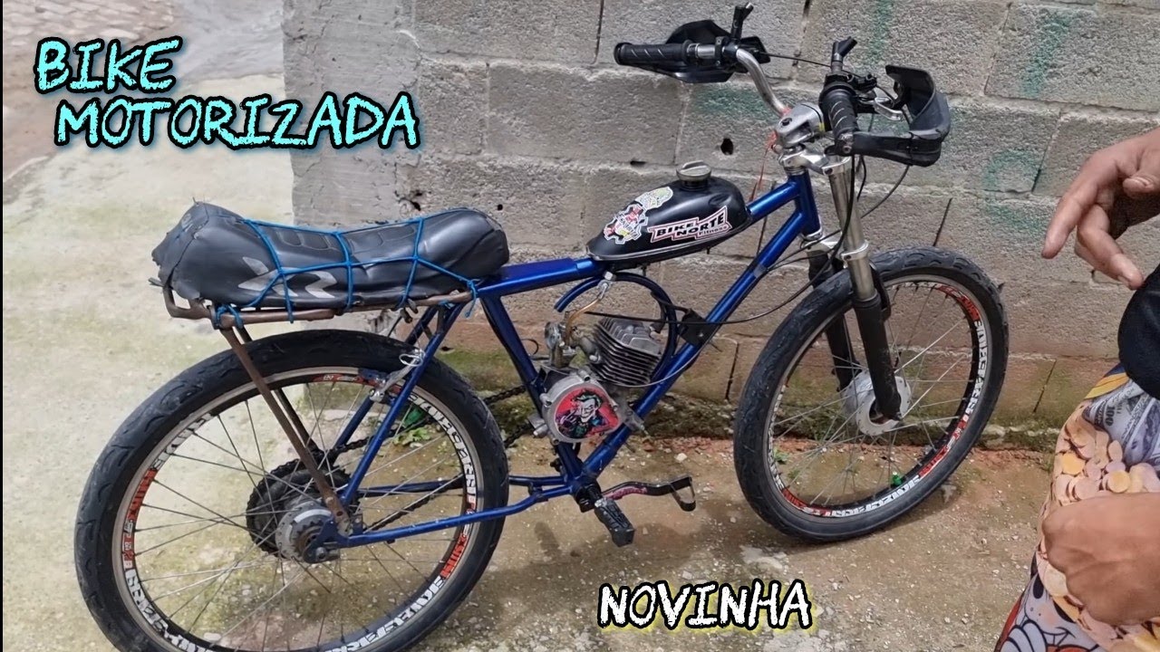 NOVA BICICLETA MOTORIZADA DO BRUNO - Zé do Rolo voltou 😅