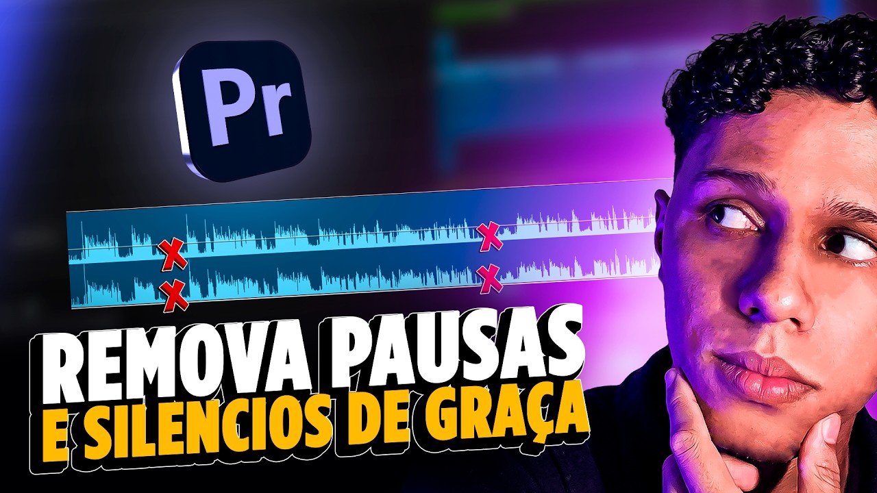 Remova todos os SILENCIOS do seu video em um UNICO CLIQUE! Adobe premiere