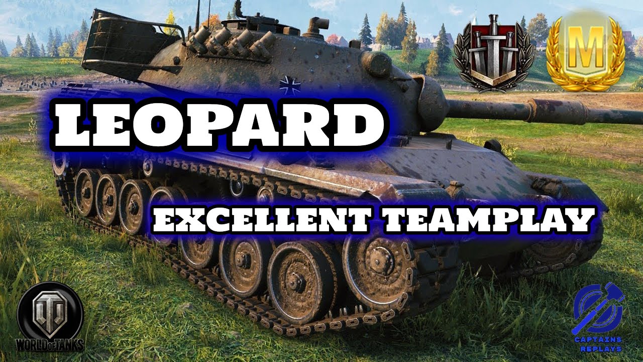 World of Tanks | Leopard - 10k Damage - Excellent Teamplay | WoT Gameplay
