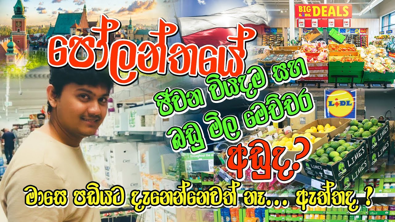 පෝලන්තයේ ජිවන වියදම/පඩියේන් කියක් යනවද? පෝලන්තයේ පඩිය ඉතුරුවක් තියේද?#poland #romania #vlog