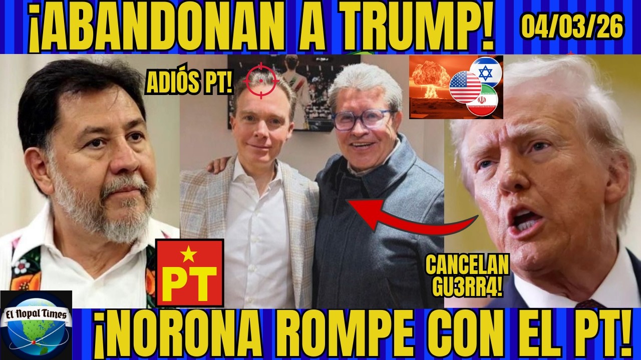 MIERCOLESAZO! NORO&Ntilde;A ROMPE CON EL PT. DESAPARECEN PARTIDOS POR GANDALLAS. TRUMP SE QUEDA SOLO