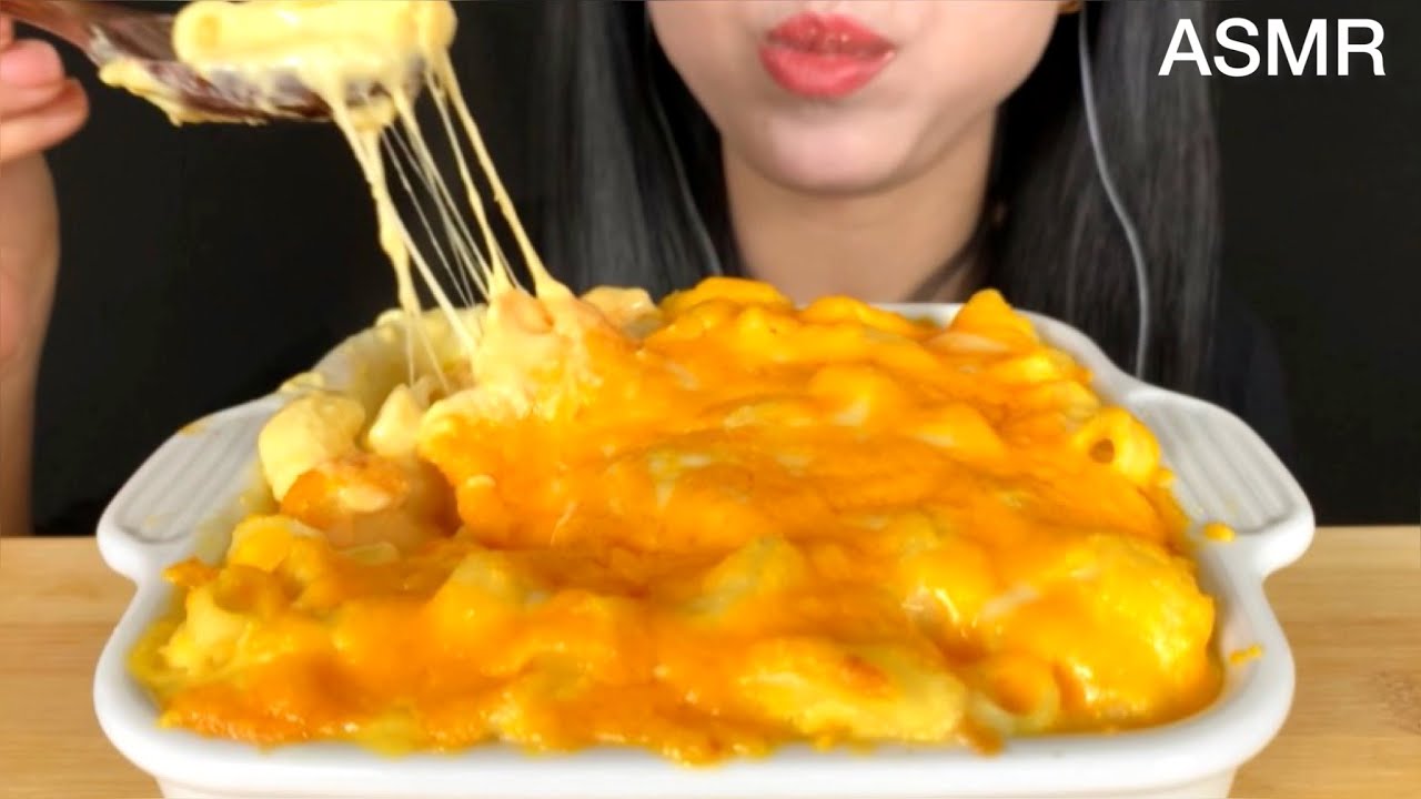 ASMR Cheesy Mac N Cheese  | MUKBANG (Eating Sounds)