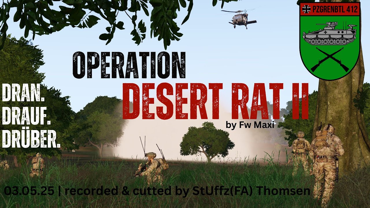ARMA 3 |🎥 Operation DESERT RAT II | PzGrenBtl 412