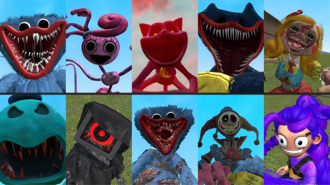 Poppy Playtime 1,2,3,4,5 - MOD ALL JUMPSCARES