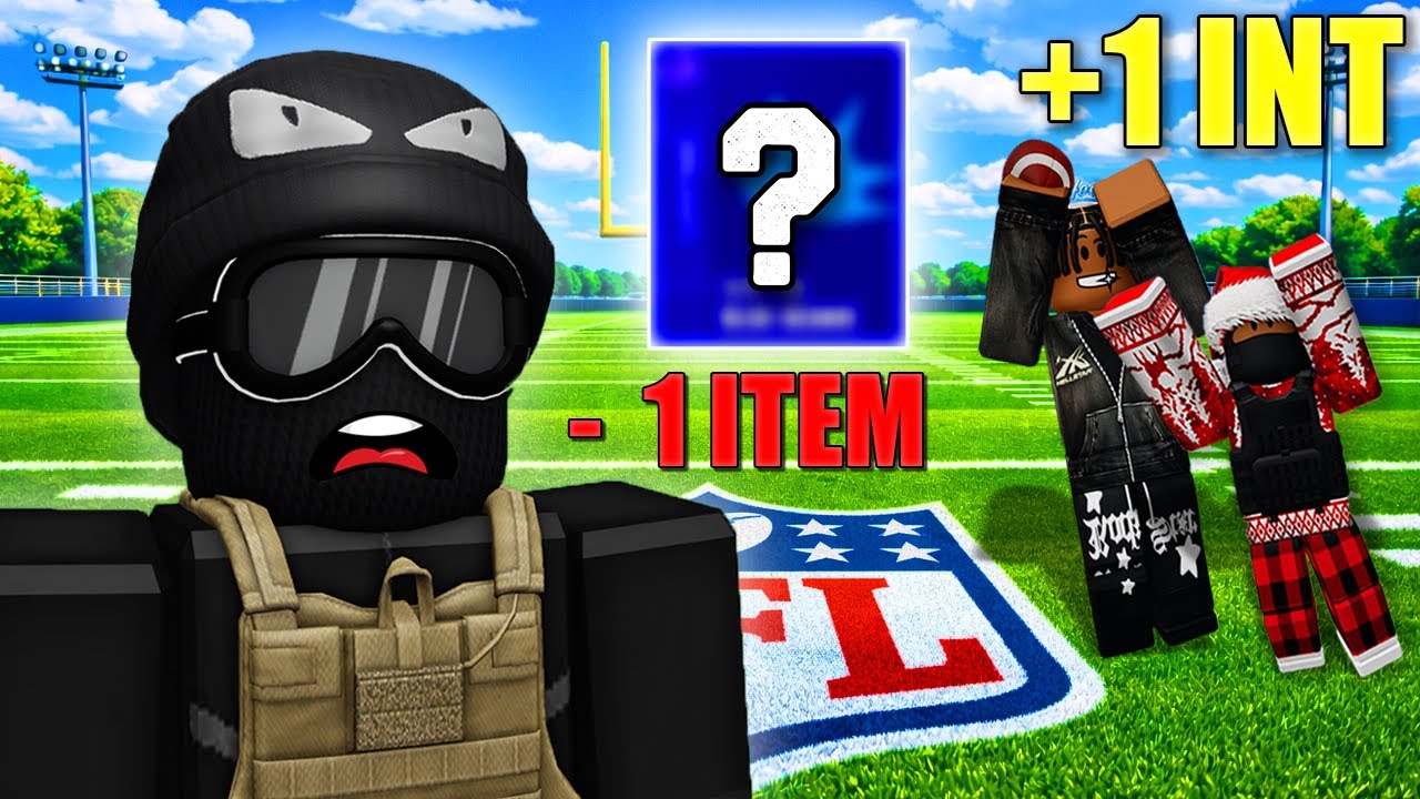 Every Interception Deletes an Item in Roblox NFL Universe Football!
