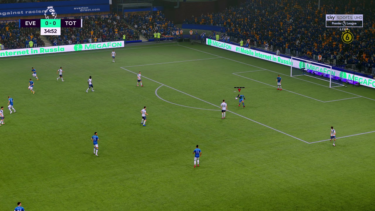 FIFA 21 Realistic sliders: Spurs vs Everton 4K S1 EP10 GFX MOD