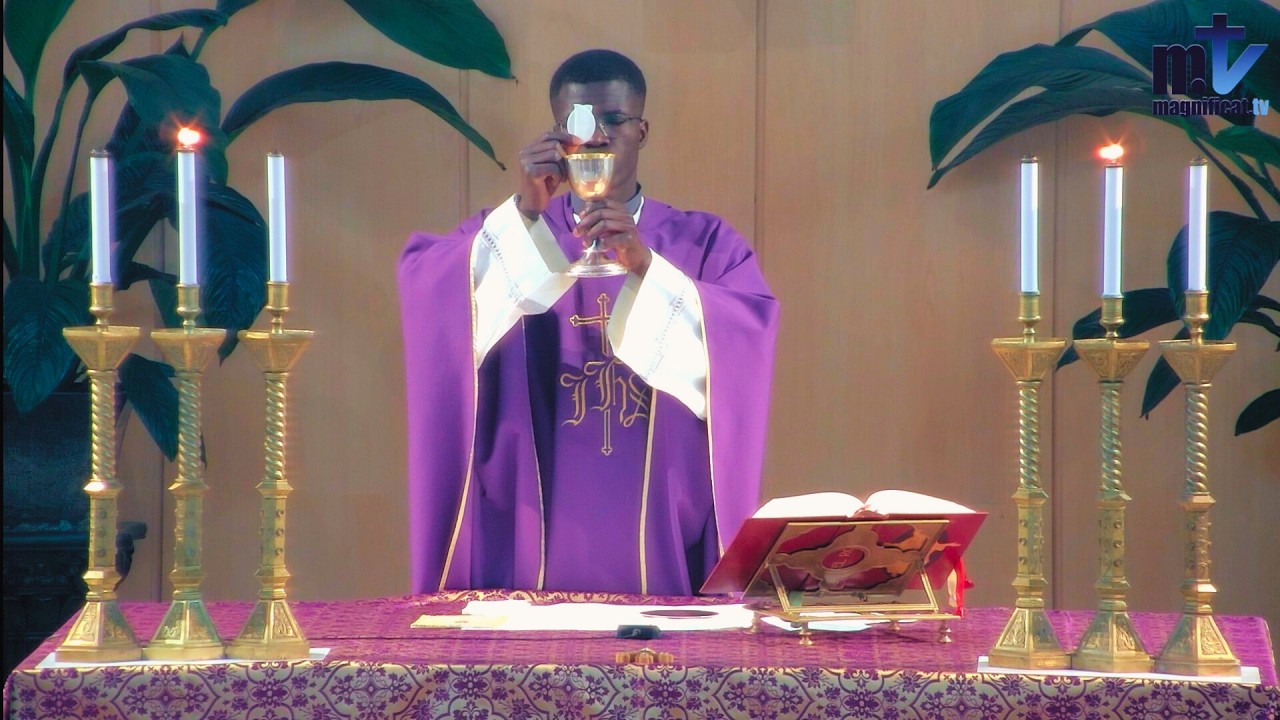 La Sainte Messe du jour | Mardi, 5&egrave;me Semaine de Car&ecirc;me | 24-03-2026 |  P. Sylvestre Beladjolo, FM