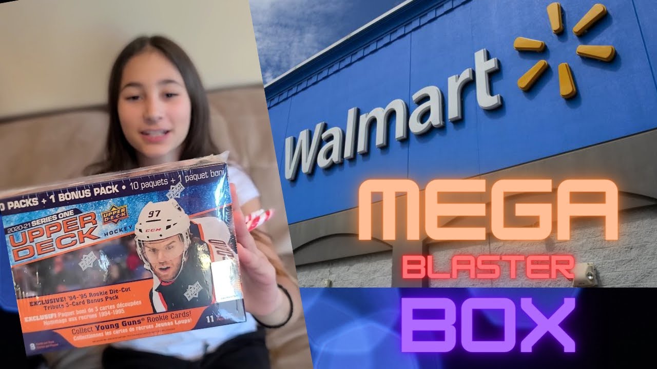 New 🔥 Walmart Mega retail box! Opening hockey cards 2020 - 21 UD Series 1 🌟 Win Free Hockey cards 🌟