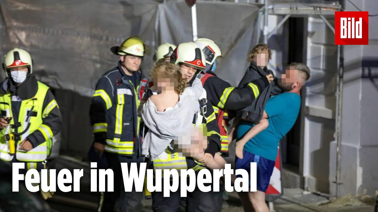 Feuerwehr bringt nach Wohnungsbrand zwei Mädchen in Sicherheit | Wuppertal