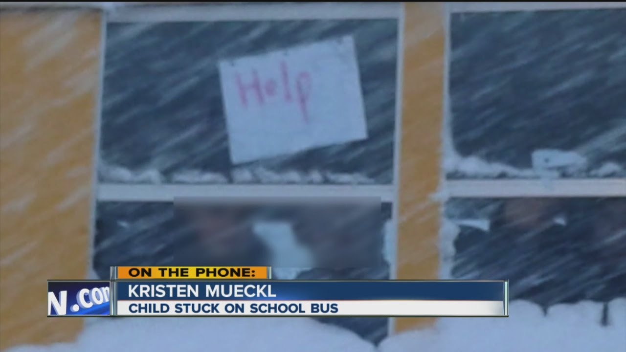 Children stuck for hours on busses