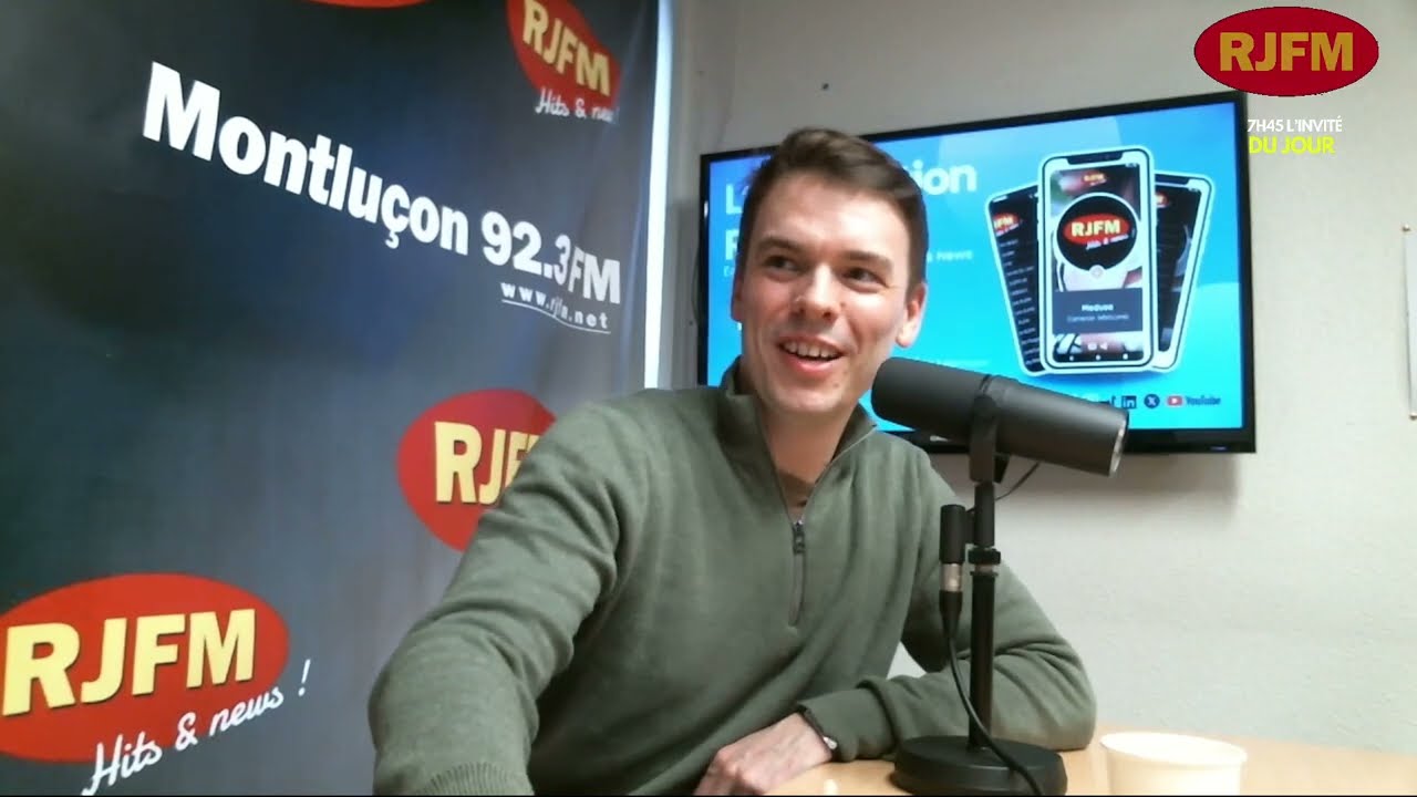 7H45 l'invité du jour : Julien Pépinot, chef d’agence du quotidien La Montagne Montluçon