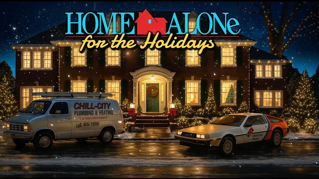 🎄HOME ALONE For The Holidays | 90s Nostalgia Christmas Ambience | Chill Synthwave & Retrowave Vibes