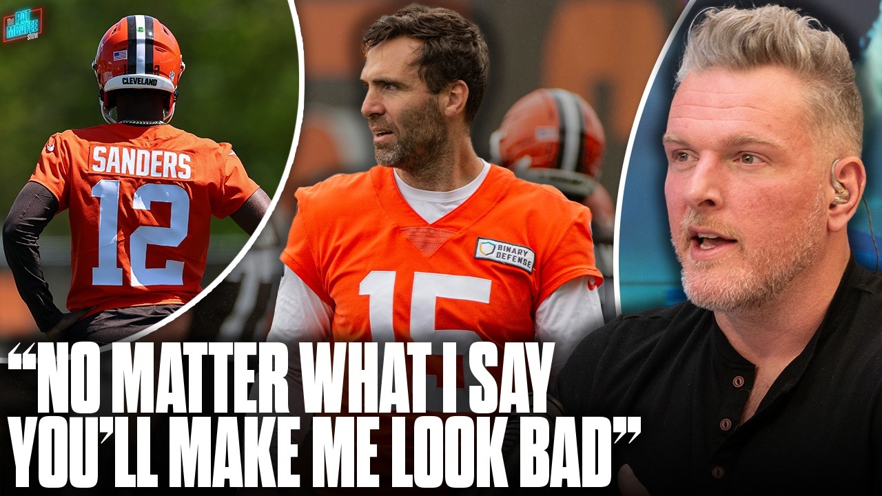 Joe Flacco Calls Out Media For Clickbait Hunting, Trying To Create Narratives?! | Pat McAfee Show