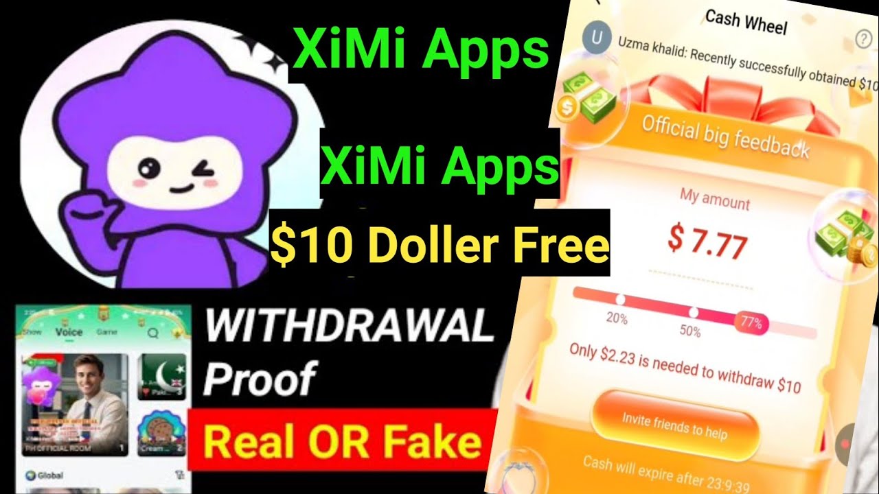 Ximi Earn Free money online app Complete information | XiMi APP Live application |  Live stream apps