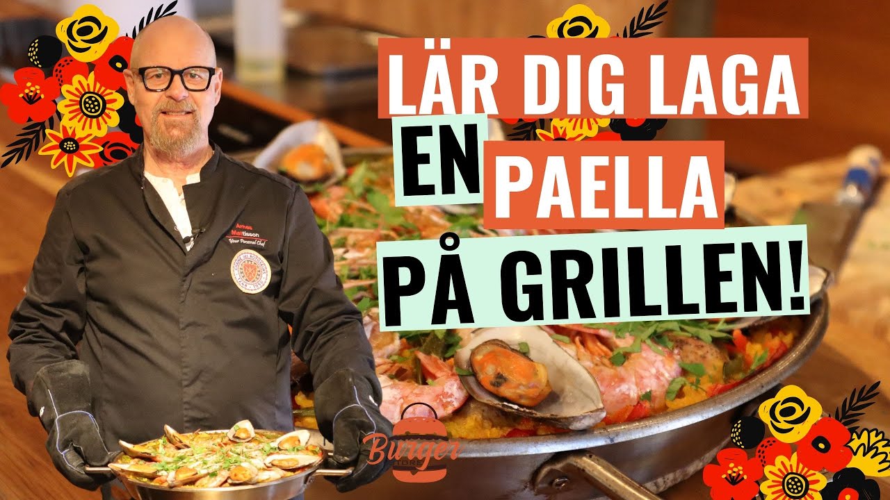 Lär dig laga en Paella på grillen | Burgerstore