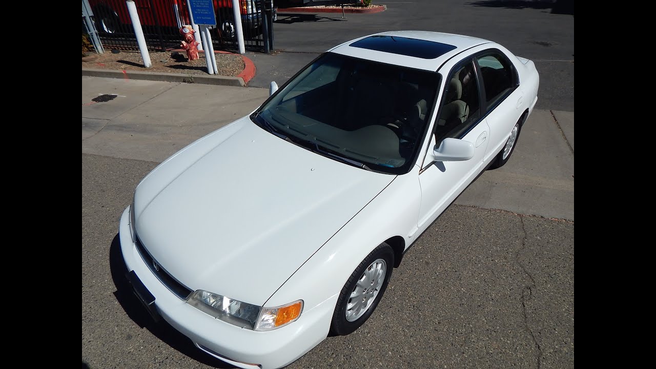 1997 Honda Accord Sedan EX-L VTEC 5 speed manual sedan video walk around.