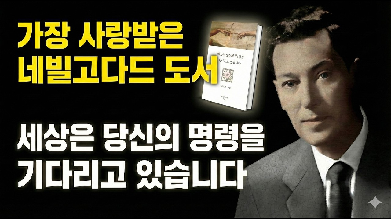 가장 사랑받는 네빌고다드 책. 세상은 당신의 명령을 기다리고 있습니다. #네빌고다드 #심상화 #잠재의식
