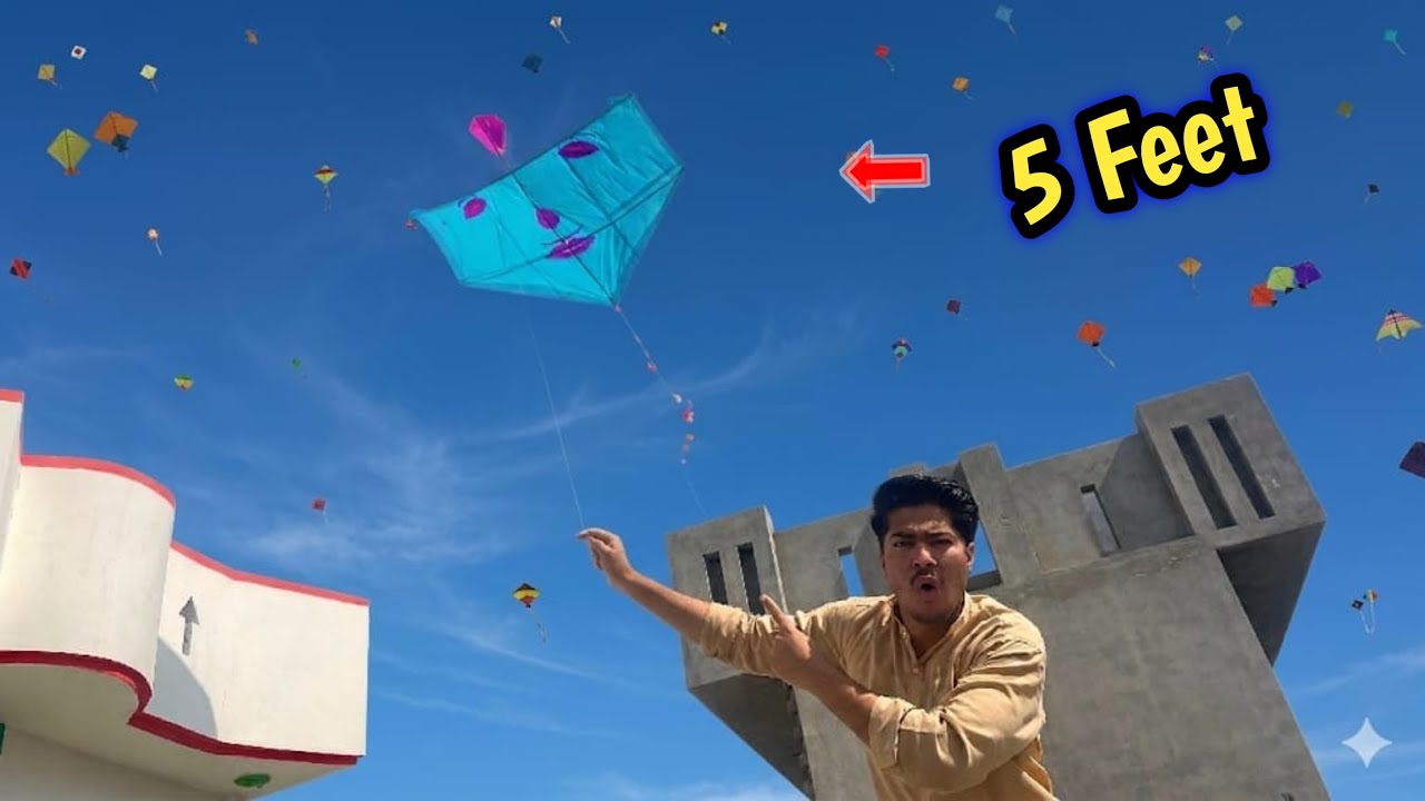 5 Feet Big Brazilian Kite 🪁Making Mukaram with Abubaker ￼