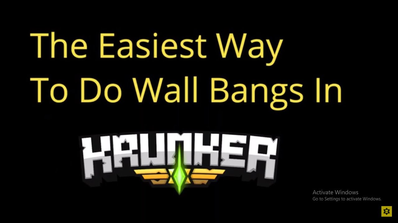 The Easiest Way To Get *Wall Bangs* In Krunker│Kanji !