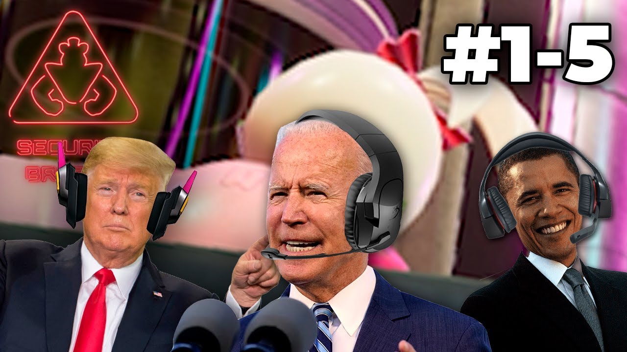 US Presidents Play Five Nights at Freddys Security Breach! #1 5