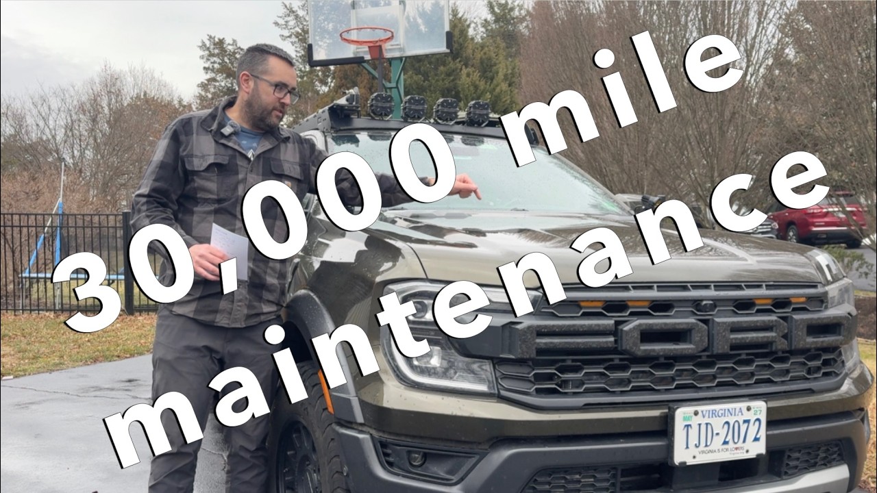 30K mile Maintenance Ford Ranger Raptor... DON'T BELIEVE THE MANUFACTURER RECOMMENDED SCHEDULE!!!