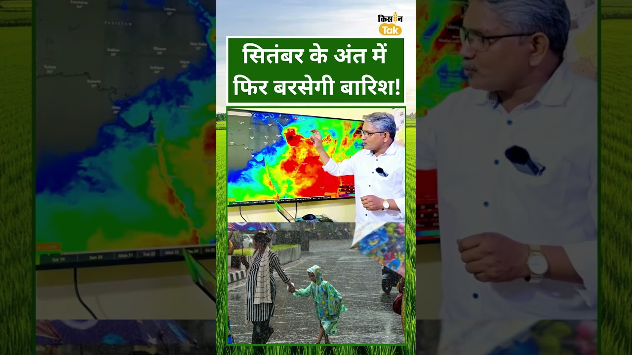 Monsoon Update: September अंत में बारिश फिर देगी दस्तक, जाने कैसा रहेगा आपके राज्य में मौसम #shorts