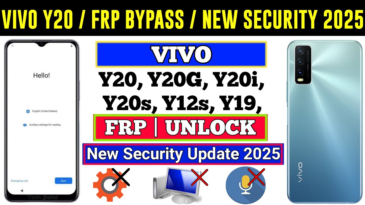 Vivo Y20/Y20G/Y12/Y21/Y12s | All Vivo FRP Bypass | Vivo Y20 Frp Bypass Android 11 New Security 2025