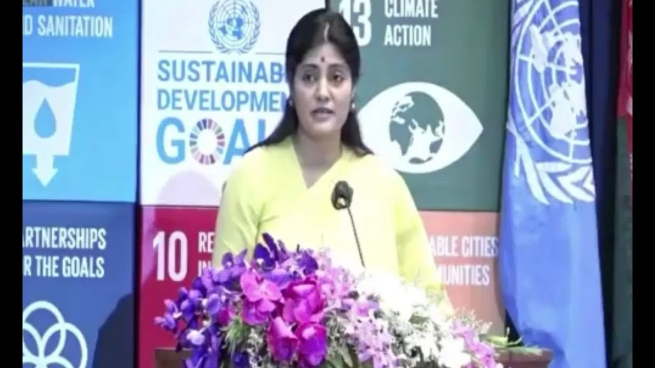 Anupriya Patel, MoS C&I, addressing 78th session of UNESCAP in Bangkok, Thailand