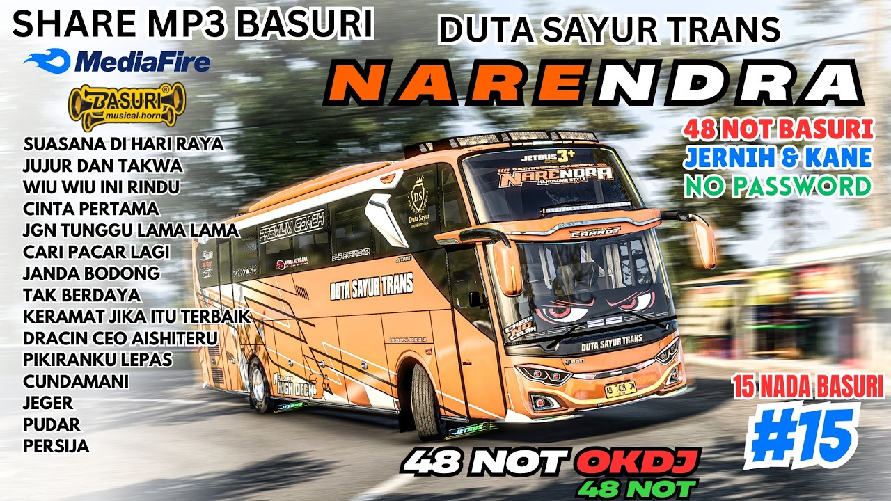 VIRAL SHARE BASURI 😍 NARENDRA DUTA SAYUR TRANS 48 NOT ❗ MP3 BASURI BUSSID 4.4.1