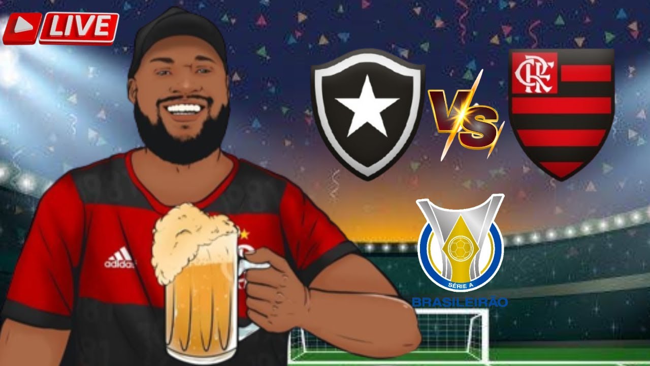 REACT AO VIVO  BOTAFOGO 0X2 FLAMENGO l Brasileirão 6ª Rodada