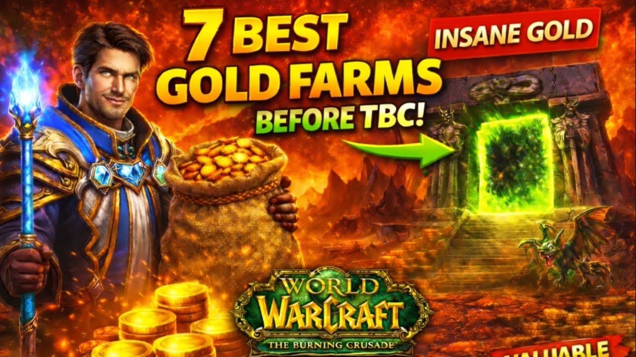 7 Best Gold Farms for TBC Pre-Patch | Make Thousands Fast! 