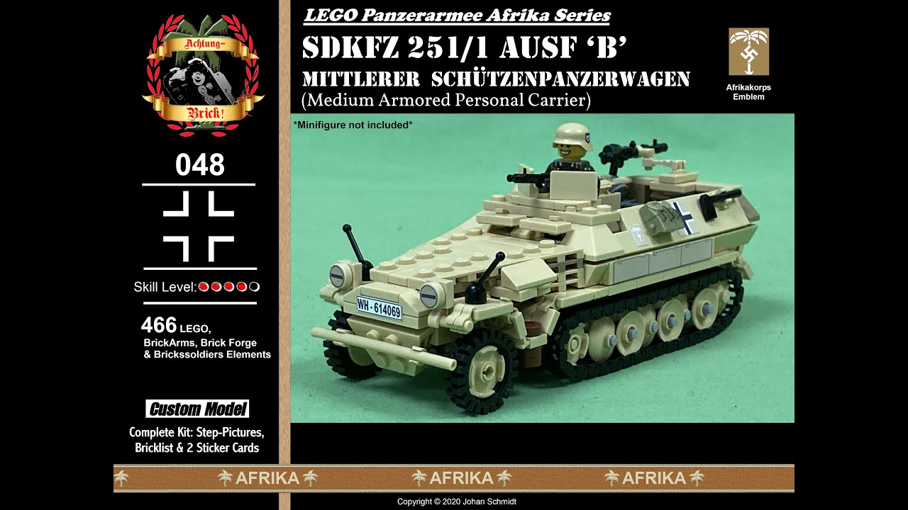 041 Lego Afrikakorps-SdKfz 251/1 Ausf 'B' Half-track