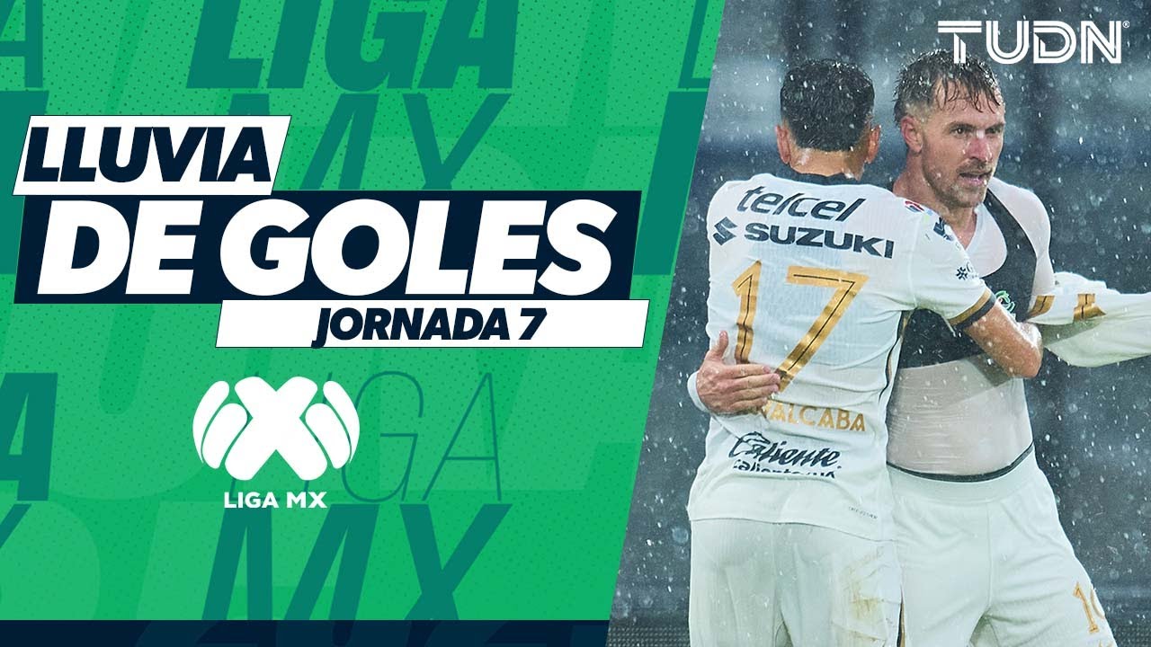 &iexcl;LLUVIA DE GOLES! ⚽️ ☔ Los goles de la Jornada 7 del Apertura 2025 | TUDN