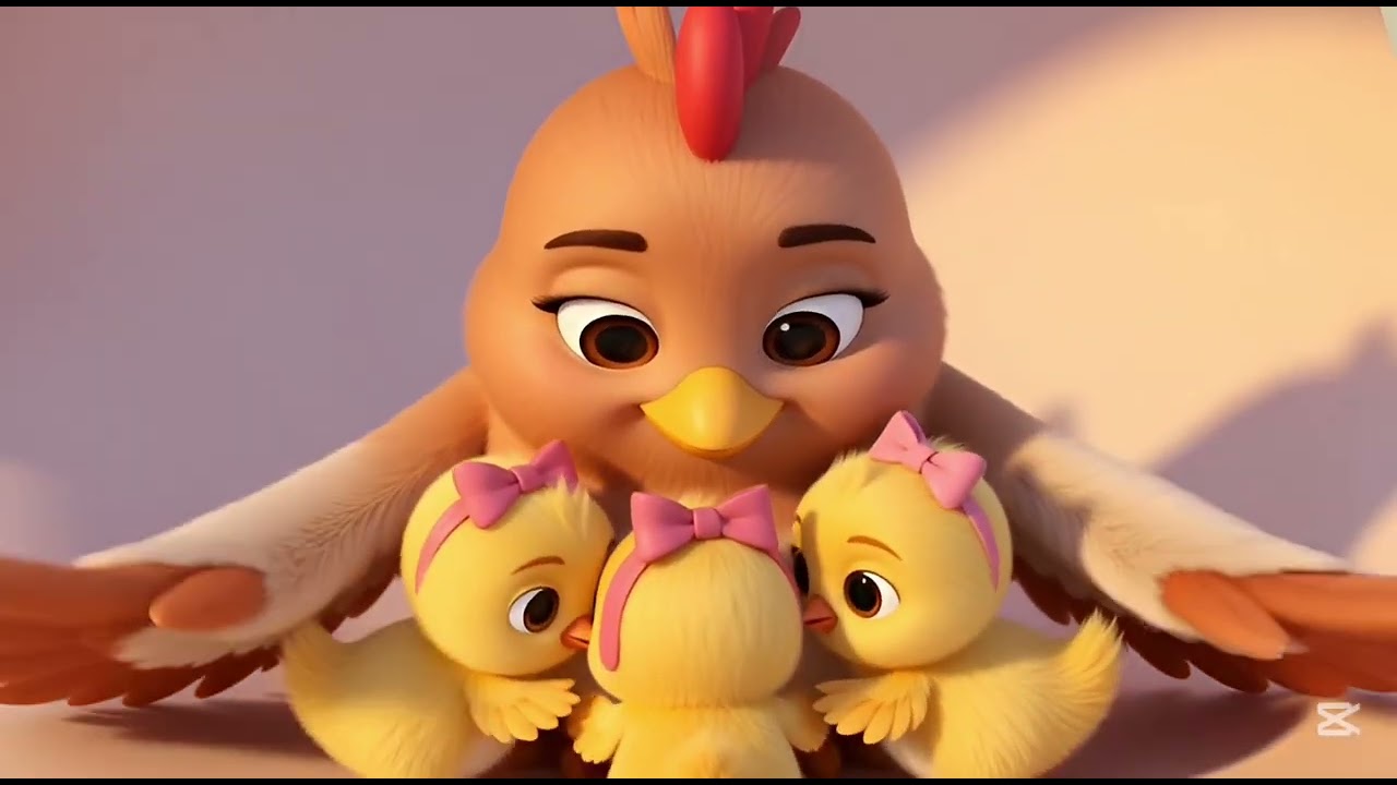 “Mama Hen and Little Chicks” Rhymes for kids