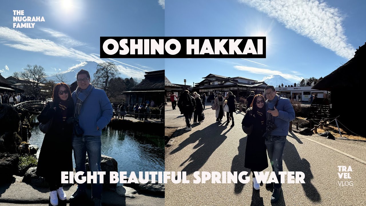 TOKYO TRIP: MOUNT FUJI DAY TRIP | OSHINO HAKKAI | SPRING WATER from MOUNT FUJI